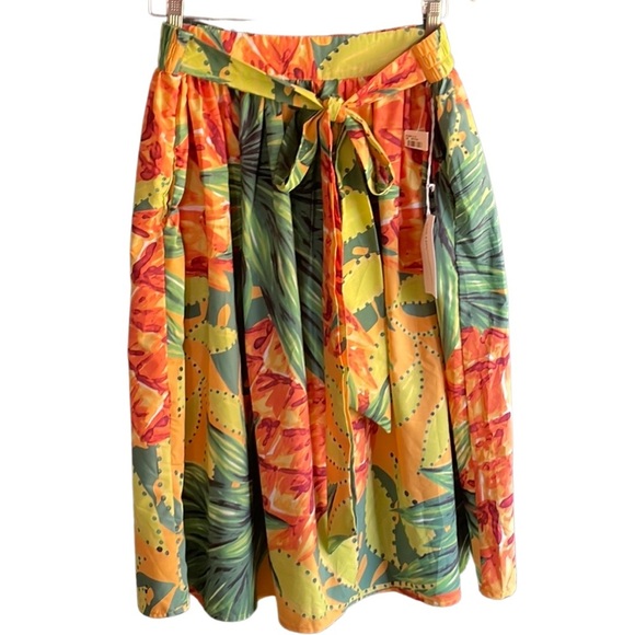 Truly 4 You Dresses & Skirts - Truly 4 You Tropical Flared Skirt Size XL